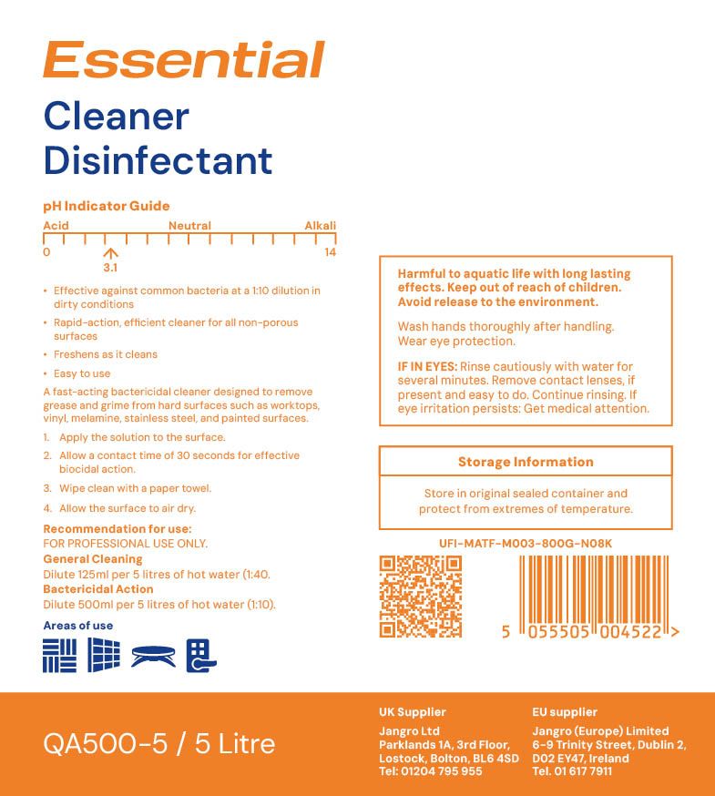 Essential Cleaner Disinfectant 5ltr