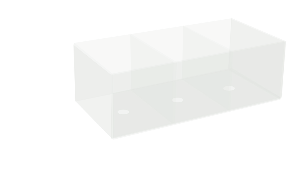 Acrylic Box 3 x Display