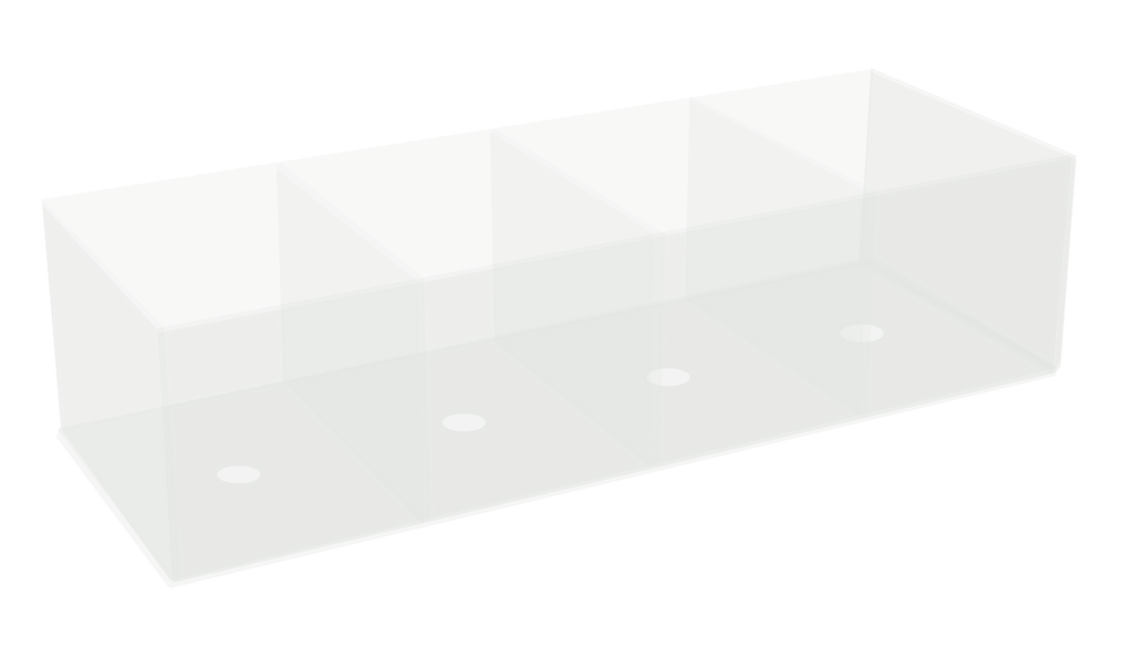 Acrylic Box 4 x Display 