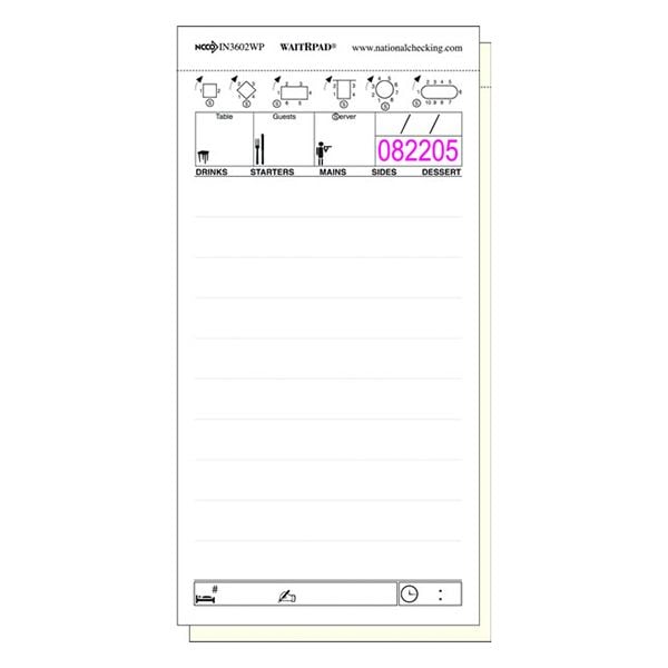 2 Part 50 Sheet Order Pads - Medium - 50 Pack