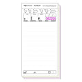 3 Part 50 Sheet Order Pads - Medium - 50 Pack