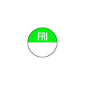 Removable Day of the Week Labels - Friday
