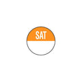 Removable Day of the Week Labels - Saturday