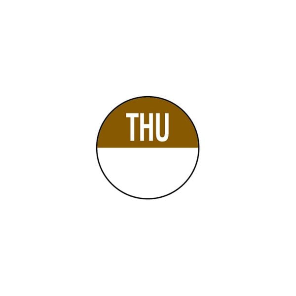 Removable Day of the Week Labels - Thursday