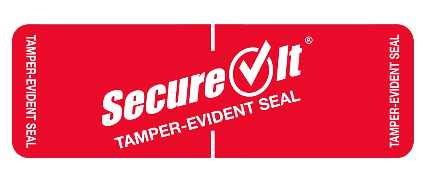 SecureIt Tamper-Evident Seal Labels - 25mm x 75mm
