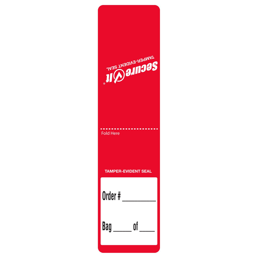 SecureIt Tamper-Evident Seal Labels - 38mm x 152mm