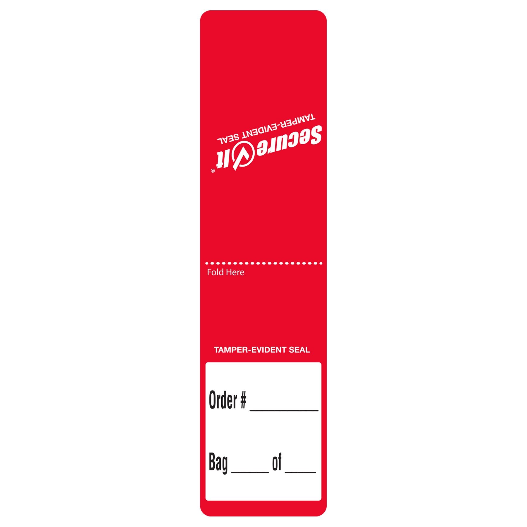 SecureIt Tamper-Evident Seal Labels - 38mm x 152mm