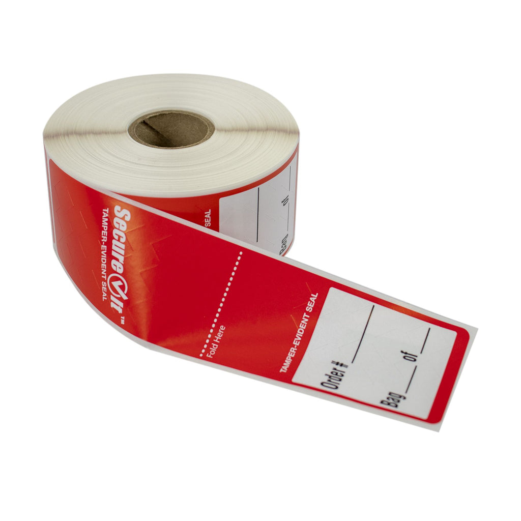 SecureIt Tamper-Evident Seal Labels - 38mm x 152mm