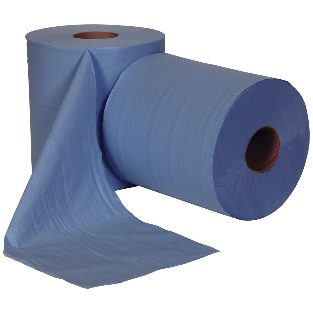 Jangro 2 Ply Centrefeed Rolls - Blue