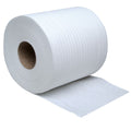 Jangro 2 Ply Embossed Centrefeed Rolls - White