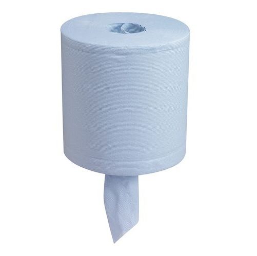 Jangro 2 Ply Coreless Centrefeed Rolls - Blue