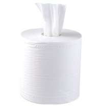 Jangro Contract 2 Ply Embossed Centrefeed Rolls - White