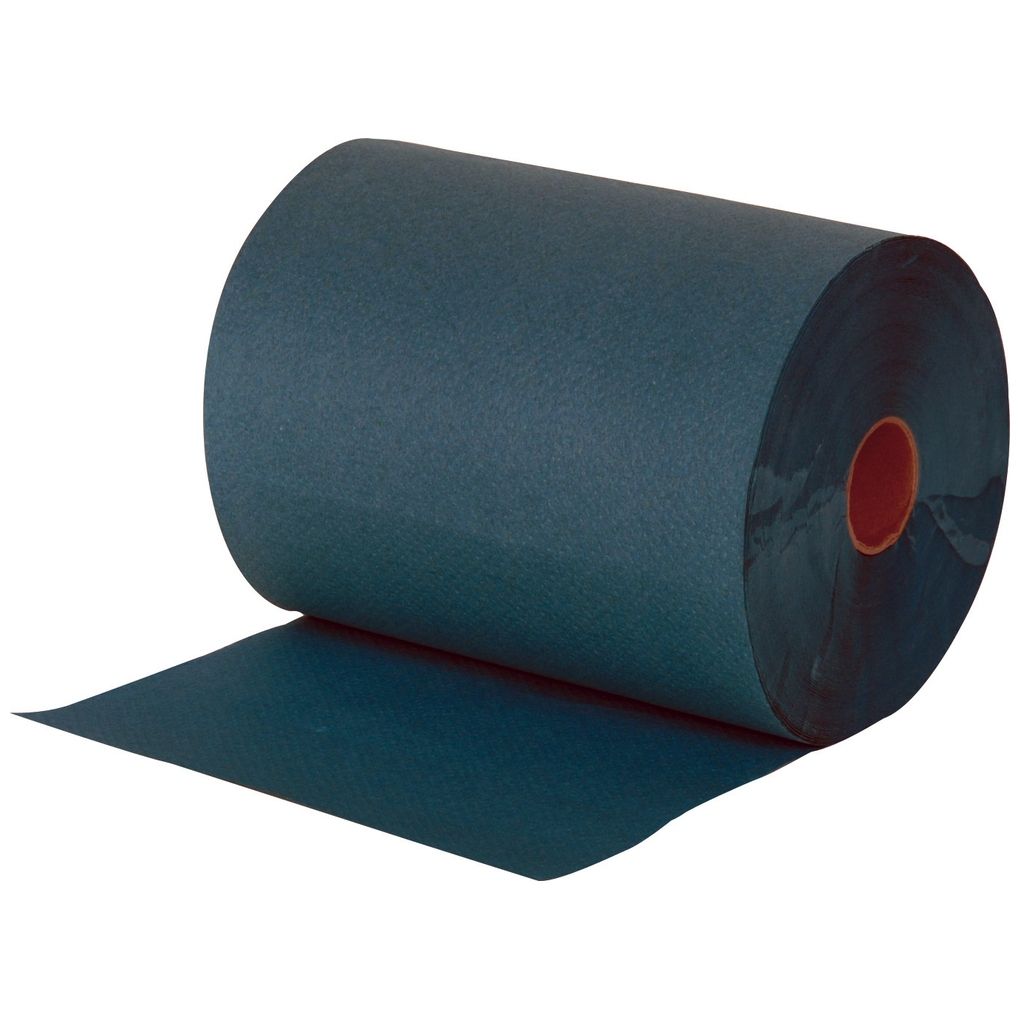 Jangro 1 Ply Roll Towel - Blue - 6 Pack
