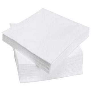 Jangro Contract 1 Ply Lunch Napkins - 4 Fold - White