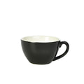GenWare Porcelain Bowl Shaped Cups - 340ml - Black