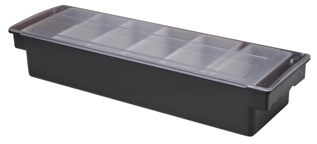 Condiment Holder - 6 Part - Black