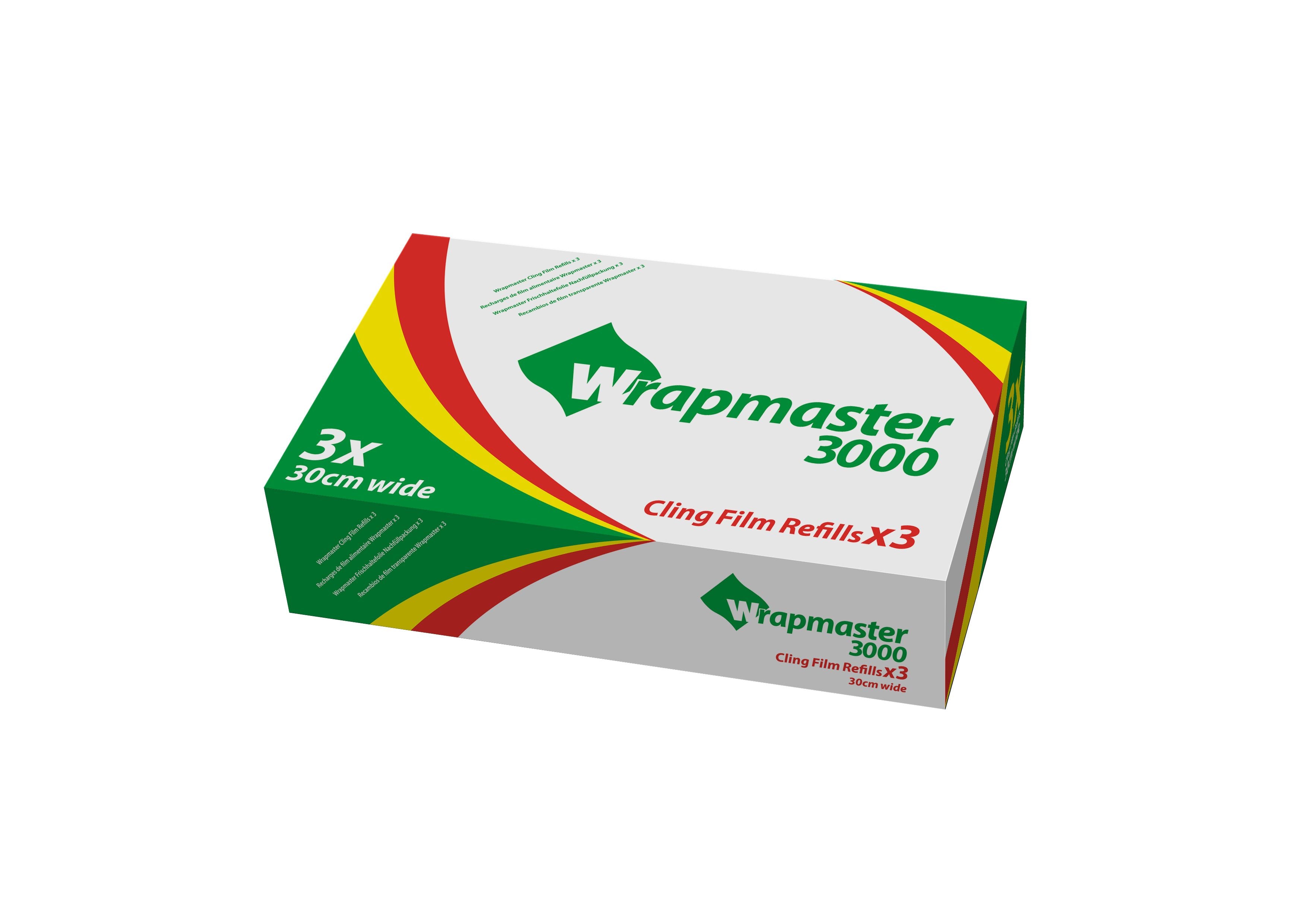 Wrapmaster® Cling Film Refills - 30cm x 300m