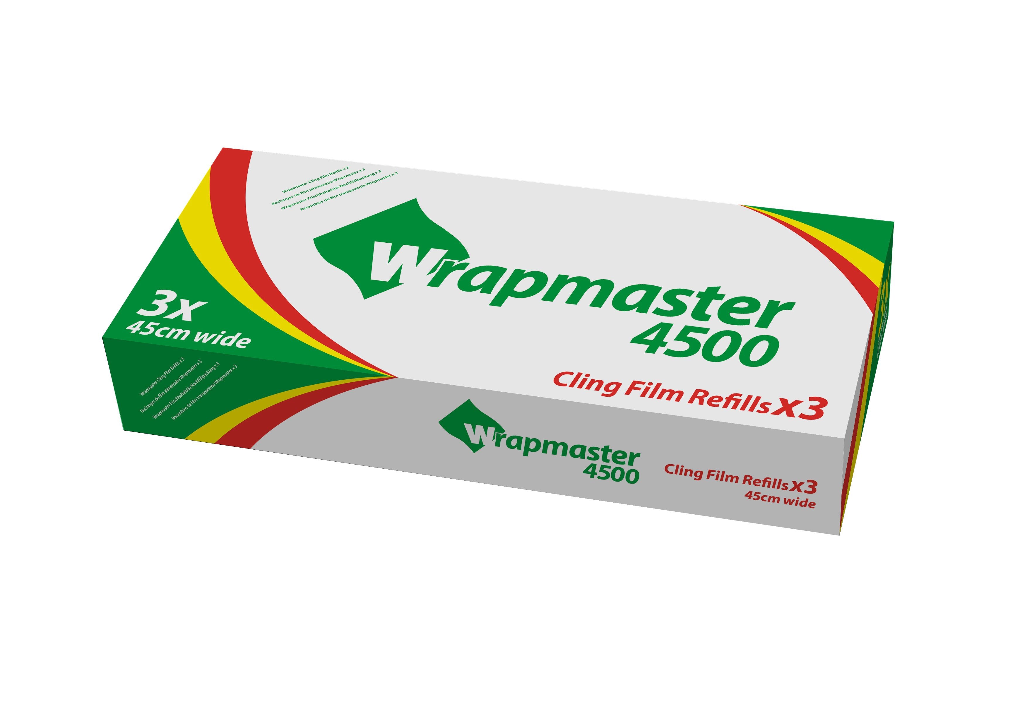 Wrapmaster® Cling Film Refills - 45cm x 300m