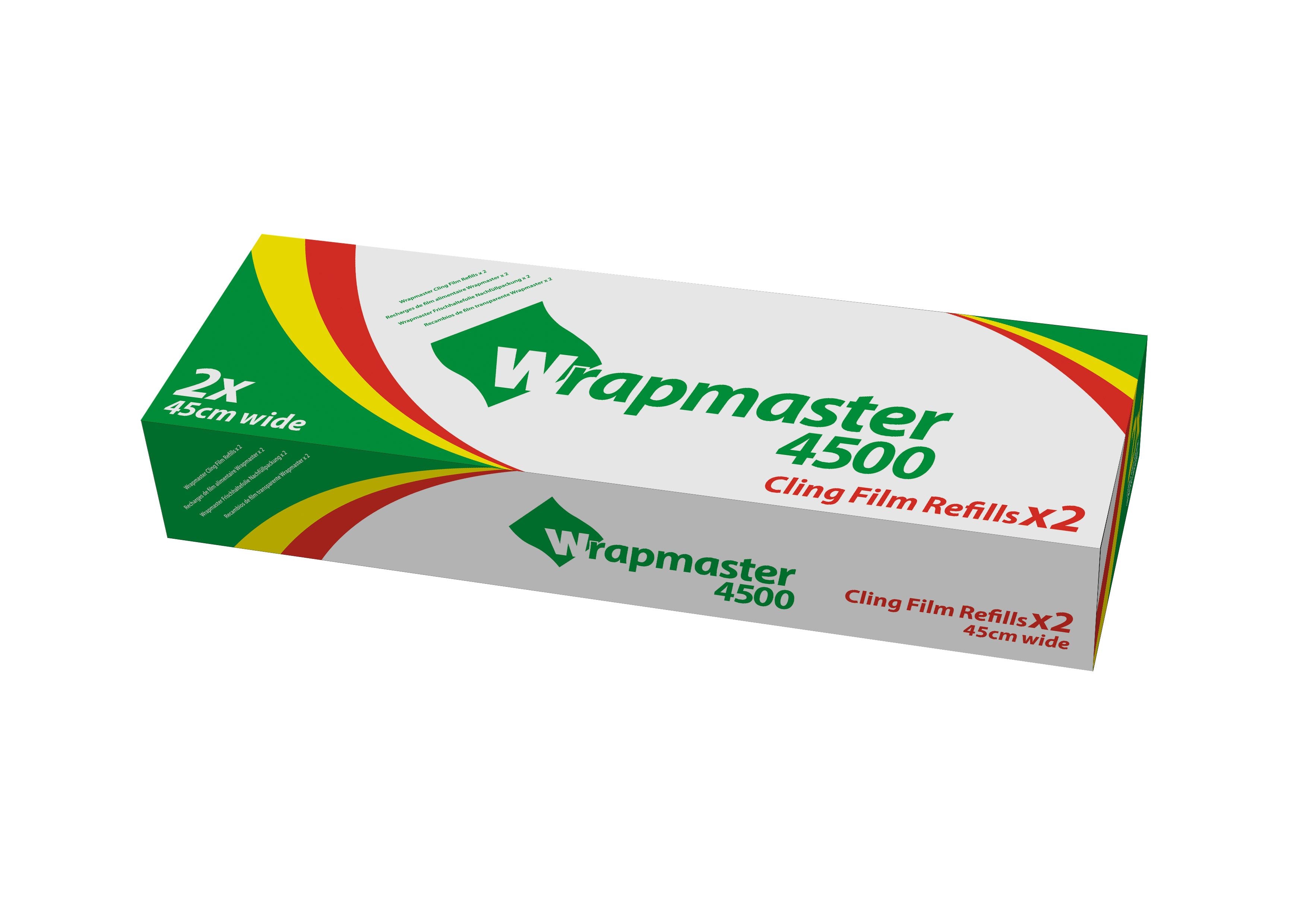 Wrapmaster® Cling Film Refills - 45cm x 500m