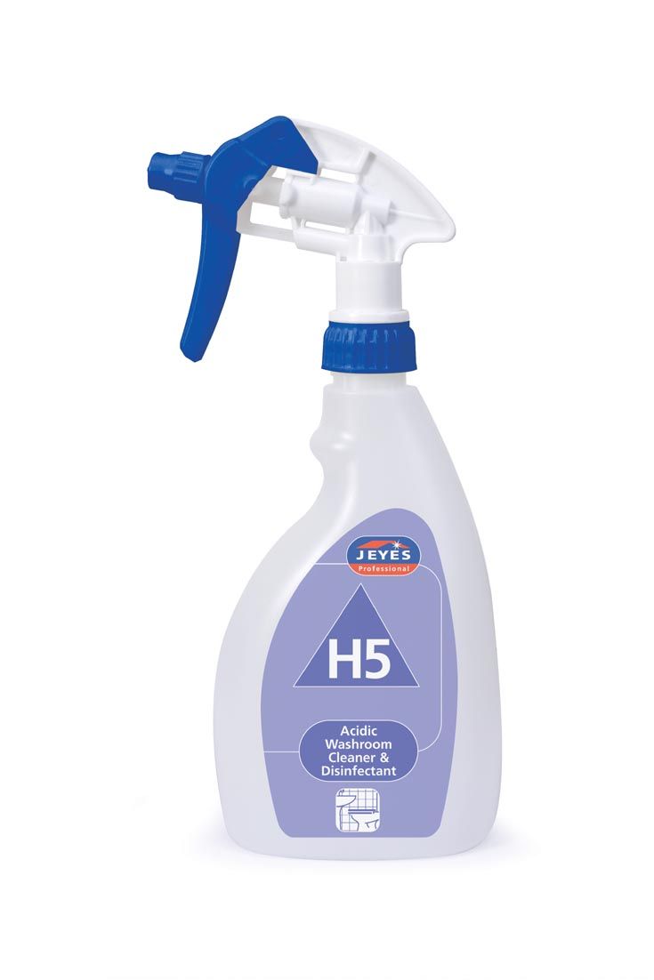 Superblend H5 Acidic Washroom Cleaner and Disinfectant - 500ml - Empty Bottle