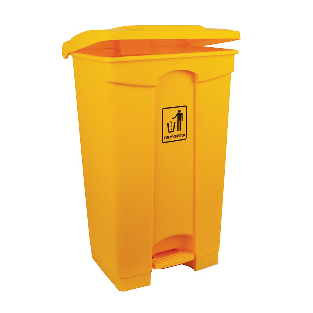 Pedal Bin - 87L - Yellow