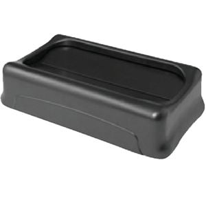 Slim Jim Waste Bin Lid - Swing - Black