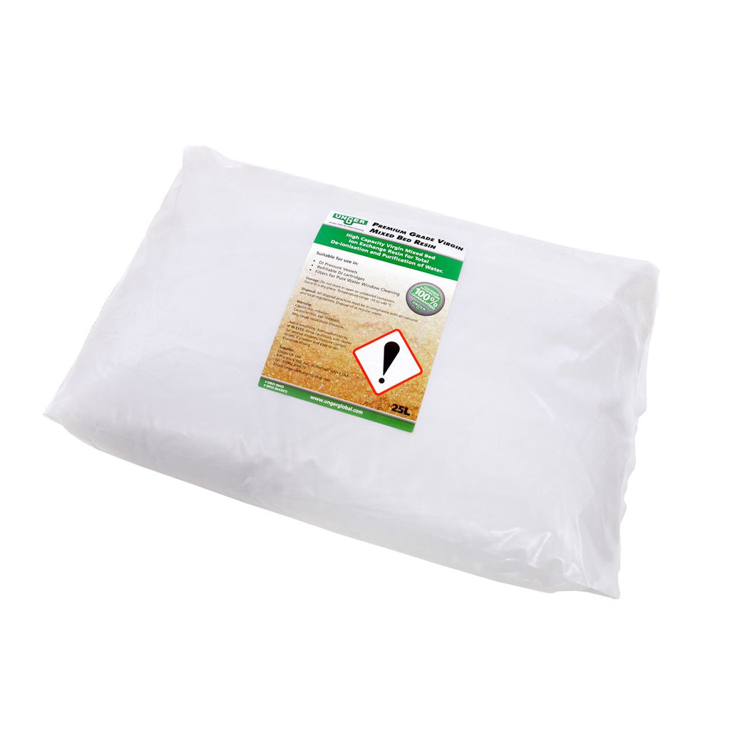 UNGER Premium Grade Virgin Mixed Bed Resin - 25L