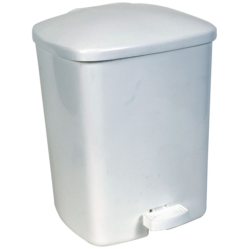 Pedal Bin - 15L - White