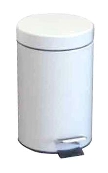 Stainless Steel Pedal Bin - 20L - White