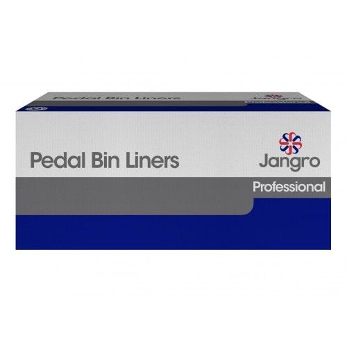 Jangro Professional Heavy Duty Pedal Bin Liners - White