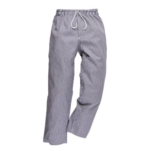 Bromley Chef's Trousers - M - Blue / White