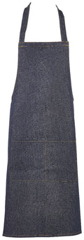 Denim Bib Apron - Unwashed