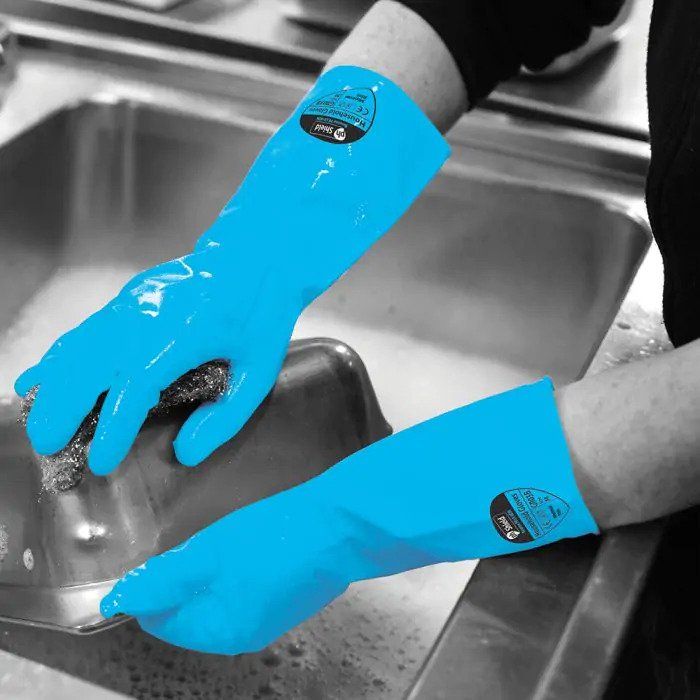Household Gloves - Medium - Blue