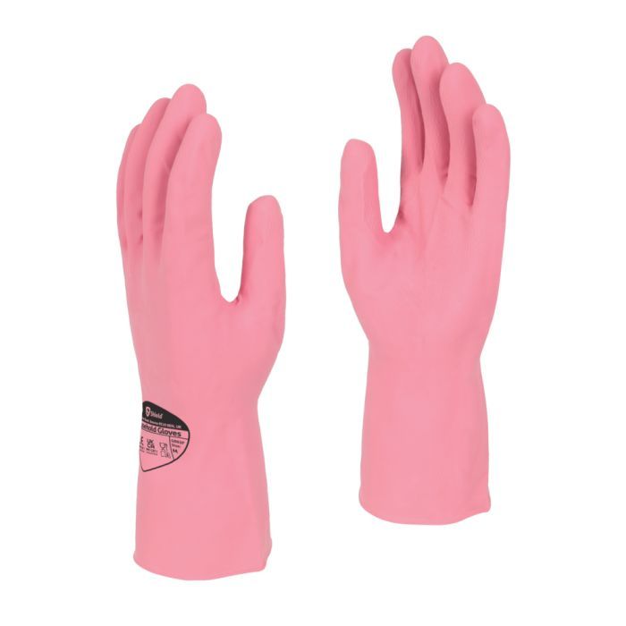 Household Gloves - Medium - Pink