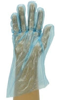 Shield® Disposable Polythene Gloves - Large - Blue