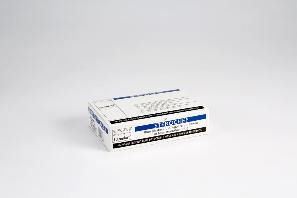 Sterochef Blue Detectable Plasters - Assorted