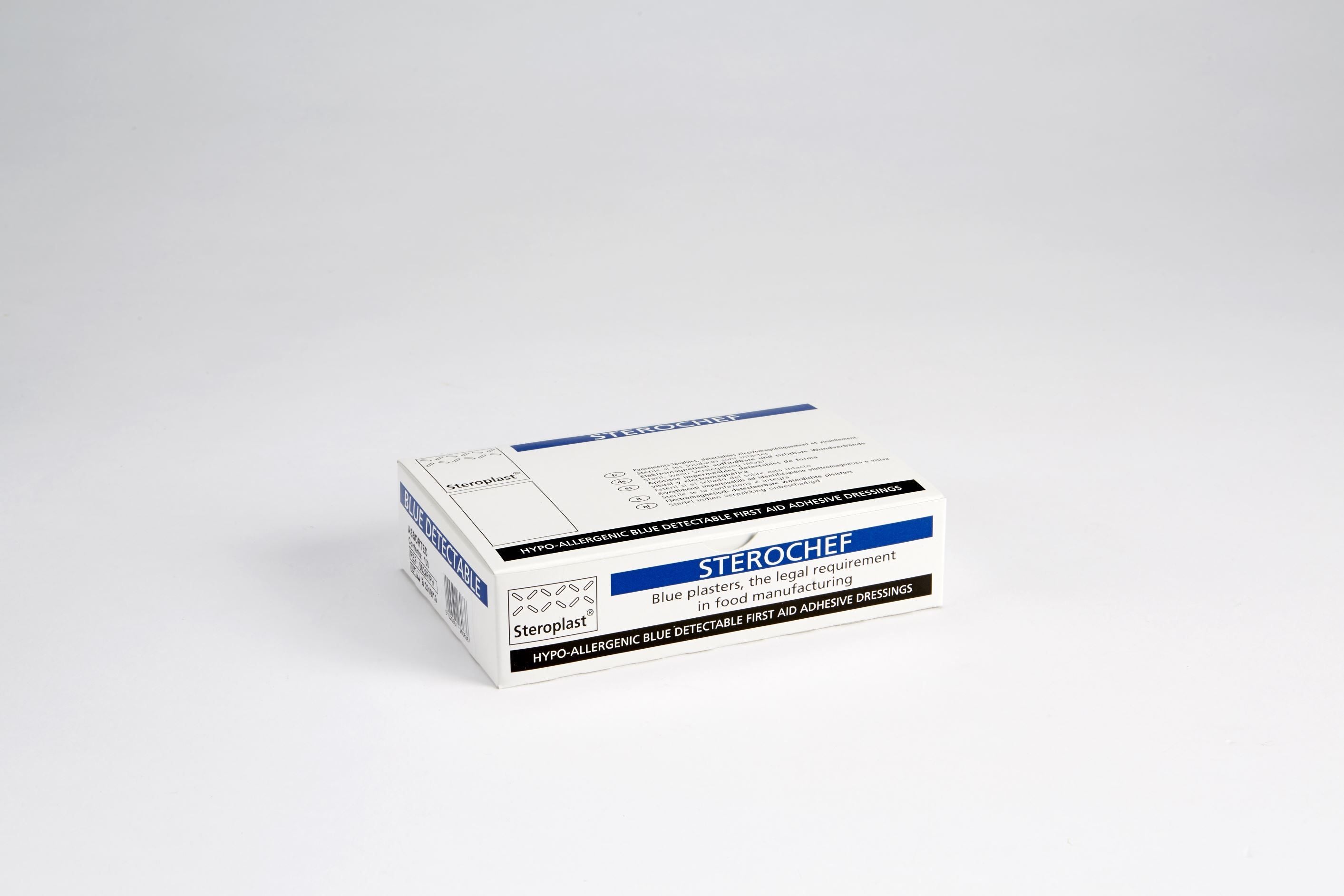 Sterochef Blue Detectable Plasters - Assorted