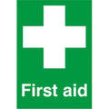 First Aid Sign - Rigid - 210mm