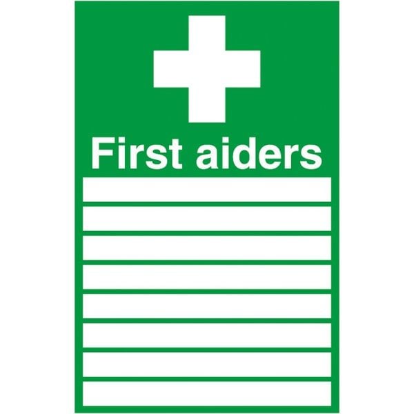 First Aiders Sign - Self Adhesive