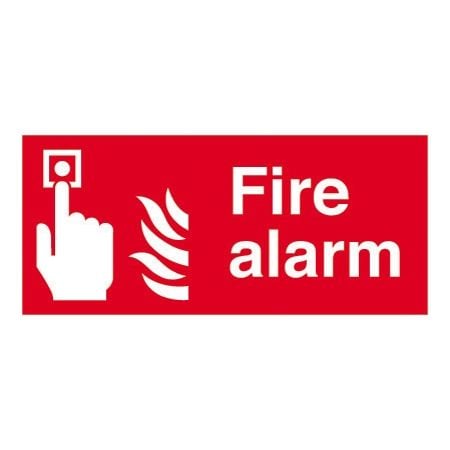 Fire Alarm Sign - Self Adhesive