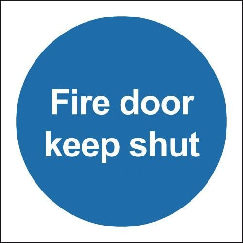 Fire Door Keep Shut Sign - Rigid