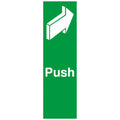 Push Sign - Self Adhesive