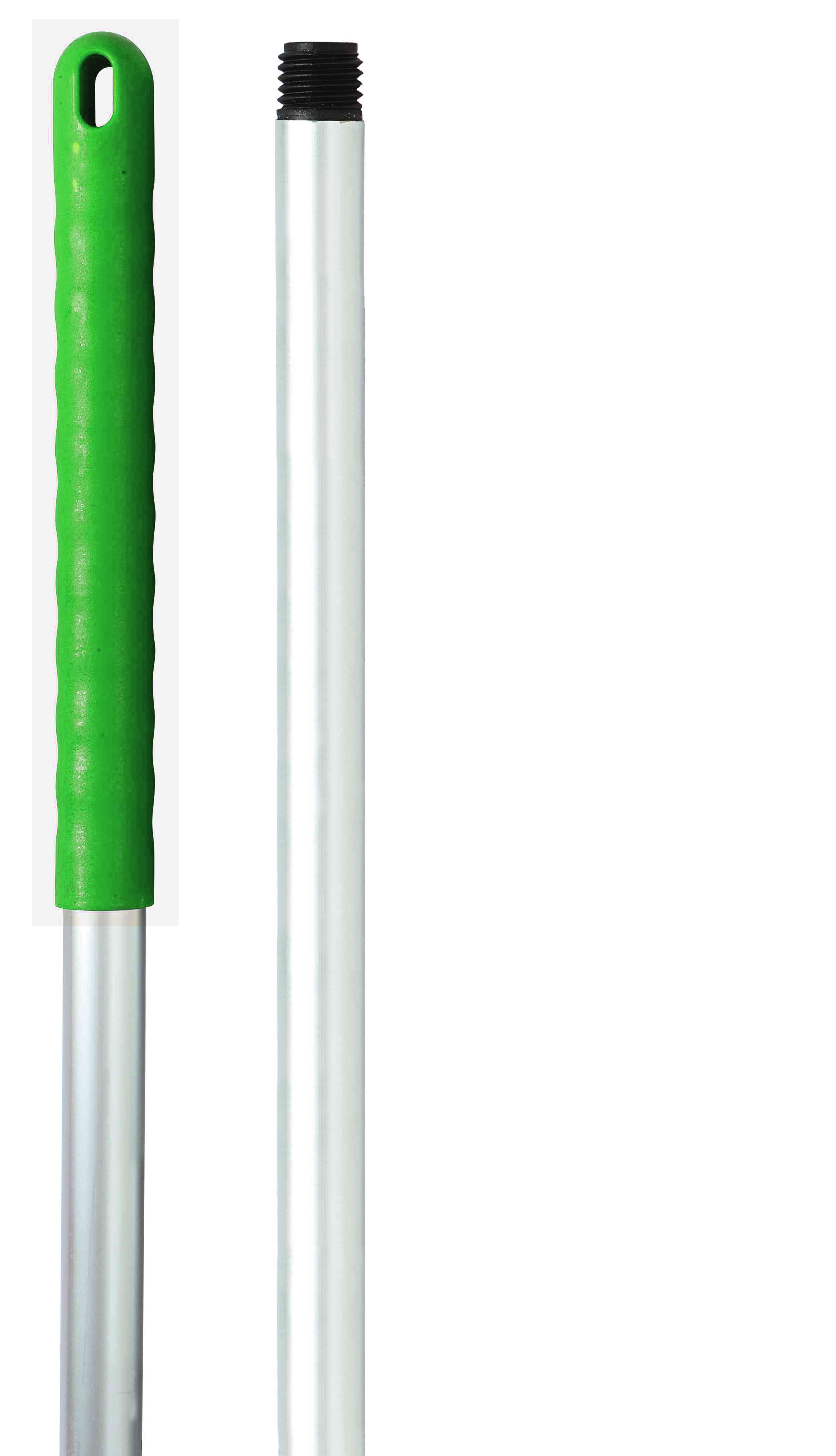 Hygiene Aluminium Handle - 125cm - Green