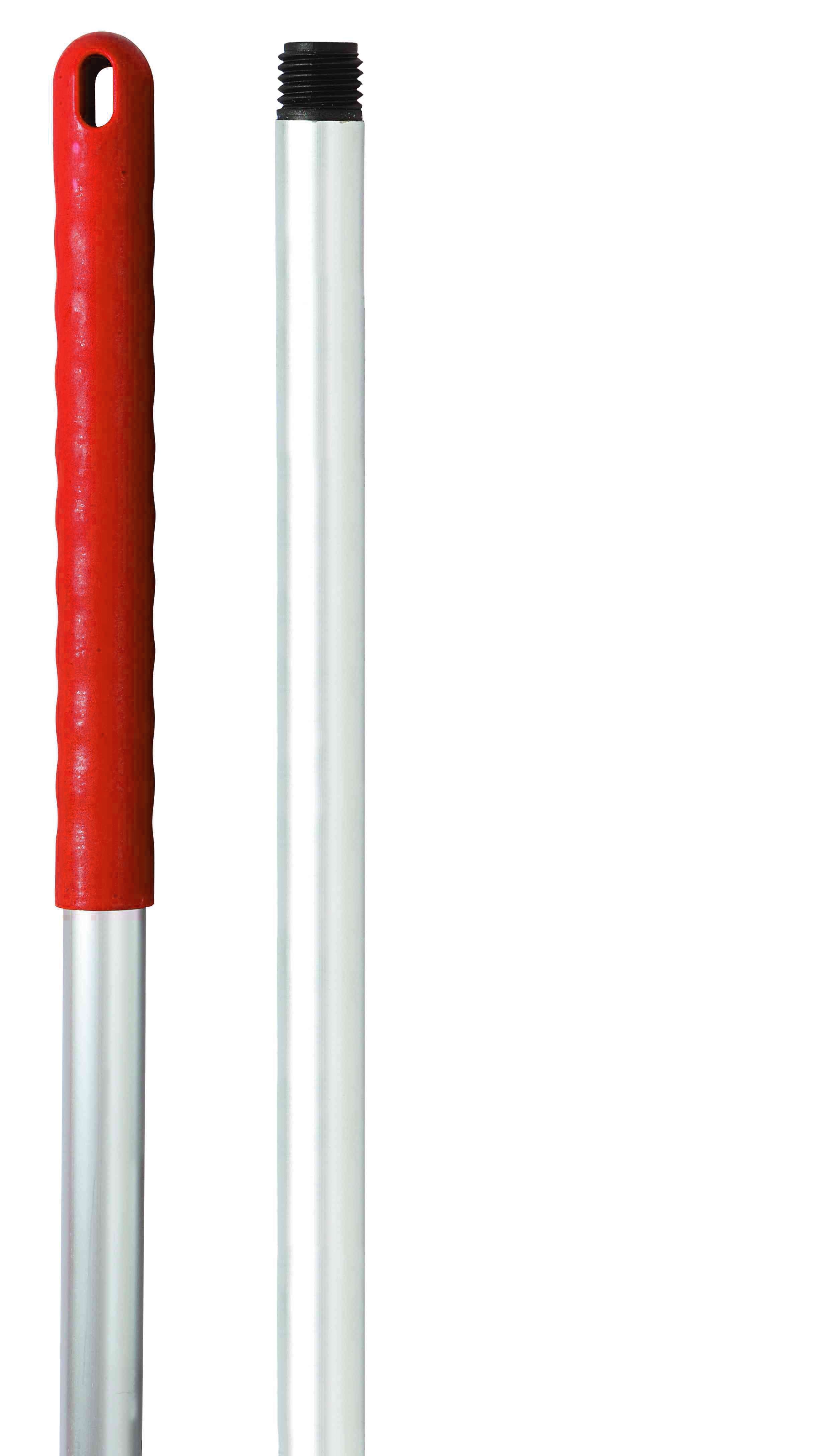 Hygiene Aluminium Handle - 125cm - Red
