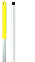 Hygiene Aluminium Handle - 125cm - Yellow