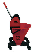 Jangro Long Tall Sally Combo Bucket / Wringer - 26L - Red