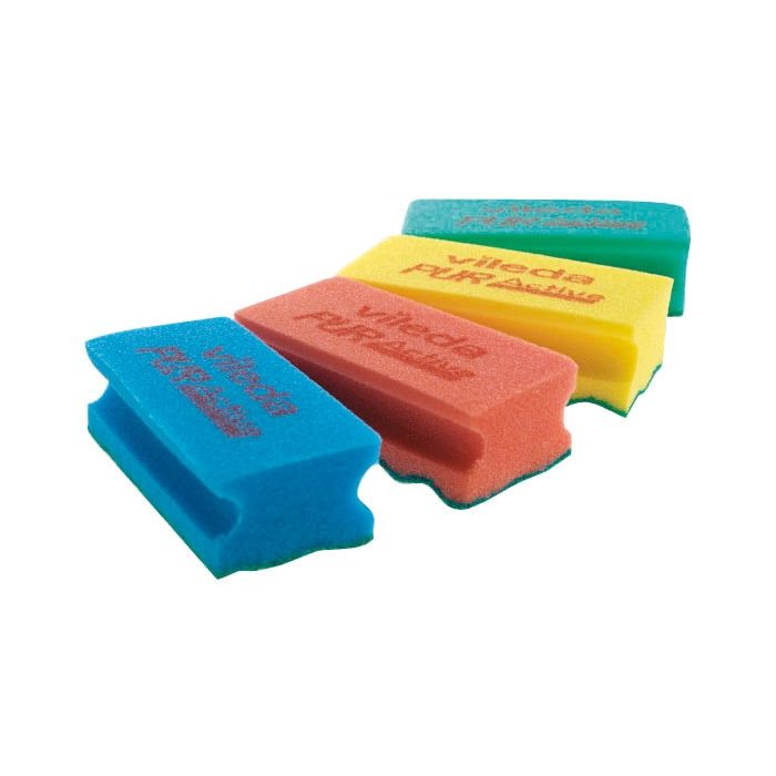 Vileda PurActive High Foam Scourers - Blue