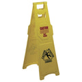 Multilingual Caution A Frame Safety Sign