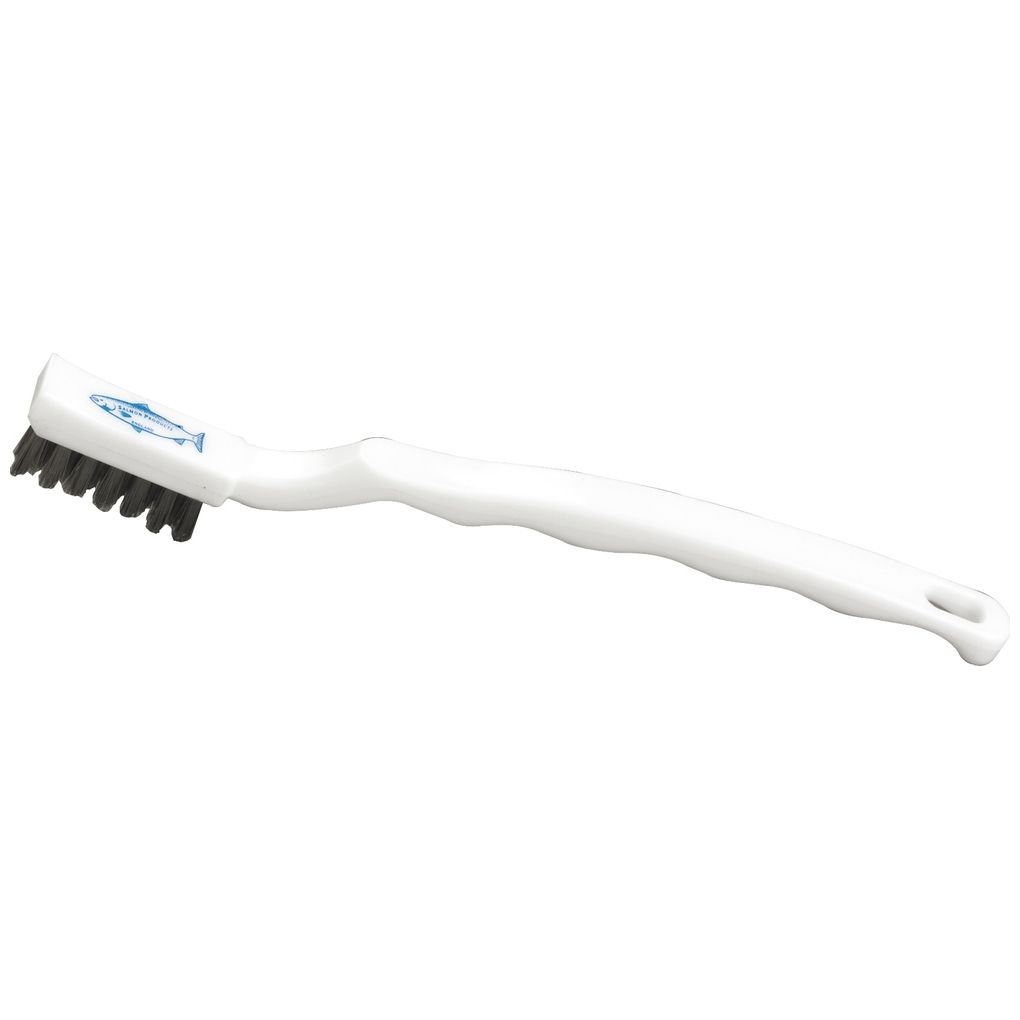 Stainless Steel Niche Brush, White