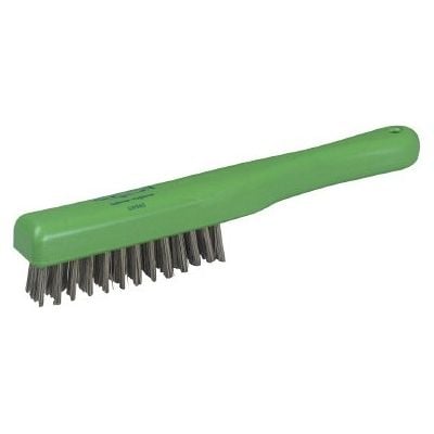 Stainless Steel Wire Hand Brush - 279mm - Green